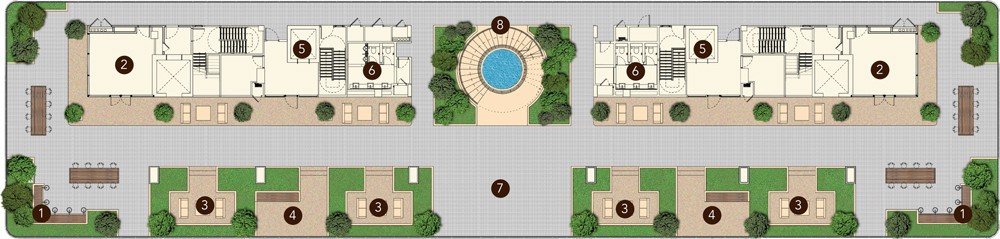 Level 66 Sky Garden facilities plan