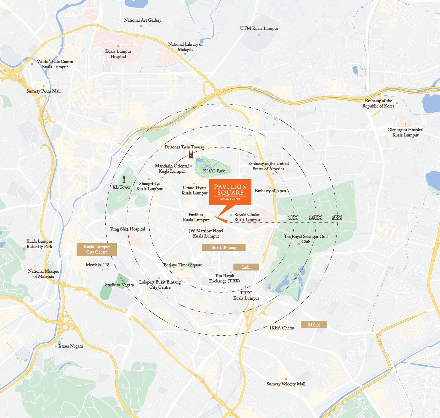 Pavilion Square location map
