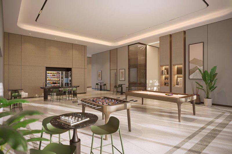 Entertainment room at Pavilion Square