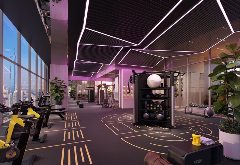 15,000 square foot sky gym
